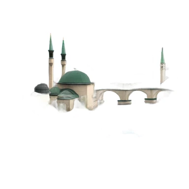 Bosnian capital city  sticker