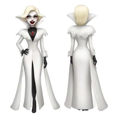 Women vampire full body sticker
