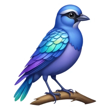 blue lark sticker