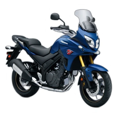 Suzuki vstrom dark blue sticker