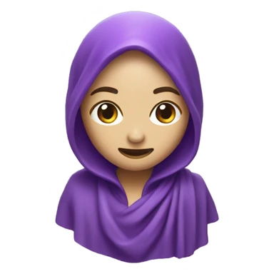 Sang ou l'eau qui tombe en violet sticker