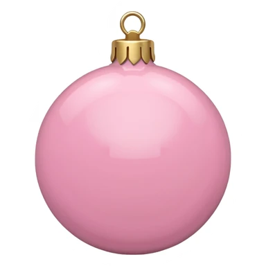 pink christmas porcelain  sticker