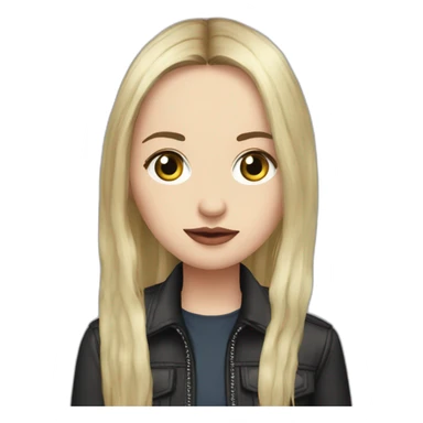 Christiane f sticker