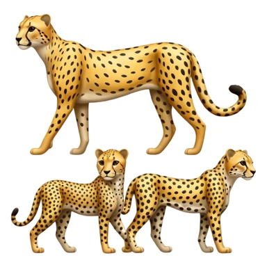 spoted animals sticker