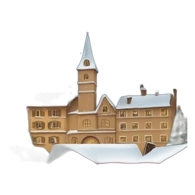 christmas market sticker