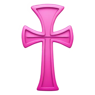 Pink ankh Egyptian symbol  sticker