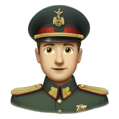 Vladimir Zelenskiy in 1939 german military uniform sticker