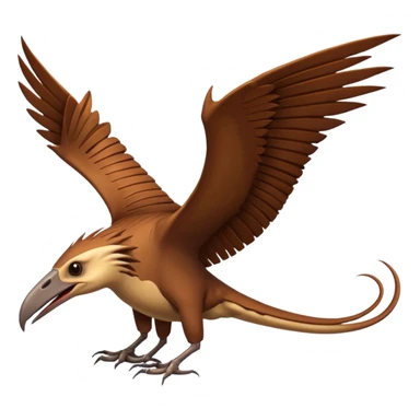 hyper realistic pterodactyl  sticker