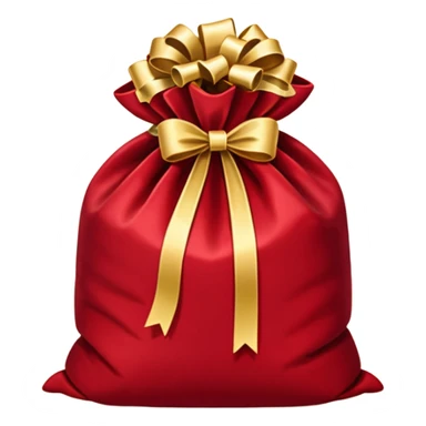 Christmas gift sack sticker