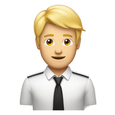 Un homme métisse avec des lox d’un coté blonds et noir de l’autre coté  sticker