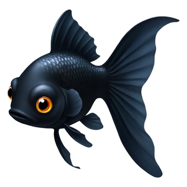 black goldfish  sticker
