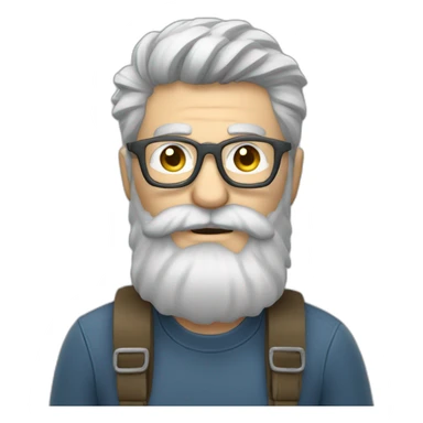 photographer action taking photos camera old grey hair beard nature sticker