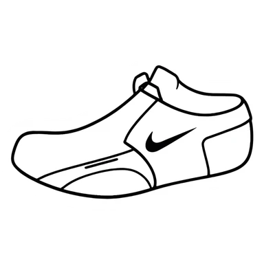 Nike swoosh logo sticker