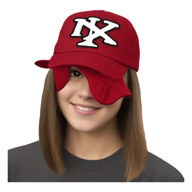 Rød STX Studenterhue  sticker