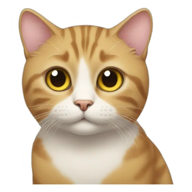 Cat with questions sticker