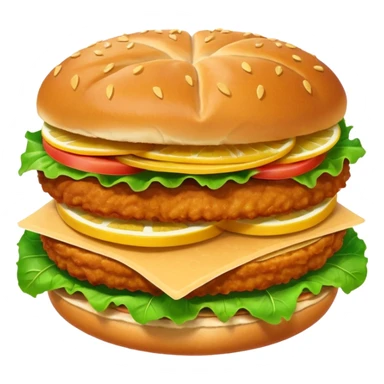 Schnitzelbroetchen mit Salatblatt, keine extra Sachen sticker