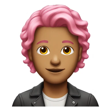 the pink-haired phenomenon sticker