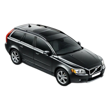 Black volvo v50 sticker