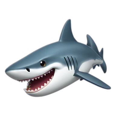 Claquettes requin sticker