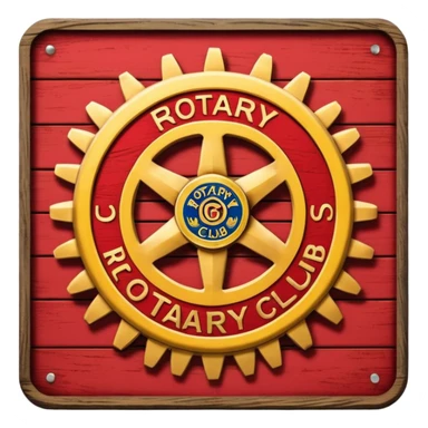Rotary Club sign sticker