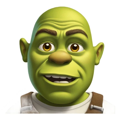Shrek confused  sticker