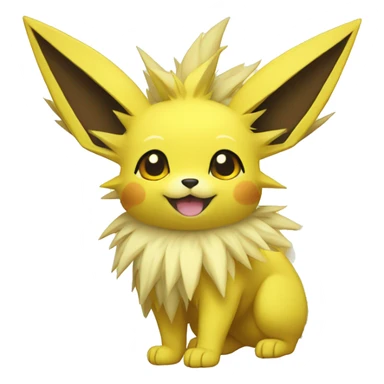 Jolteon full body sticker