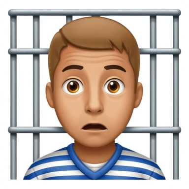 surprised prisoner sticker