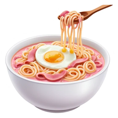 I want Samyang popular Pink Carbonara Ramyeon! sticker