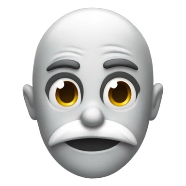 Sonic with mustache sticker