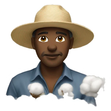 Cotton fields sticker