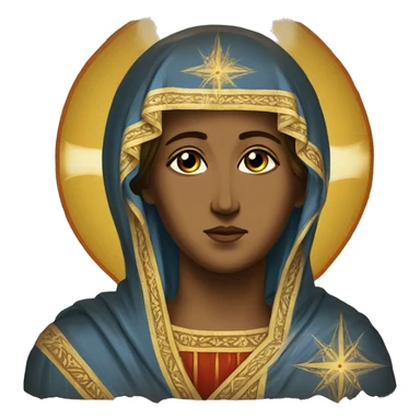 Orthodox Icon byzantin Theotokos sticker