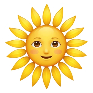 Attitude sun sticker