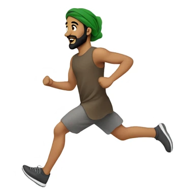 Afghan running sticker