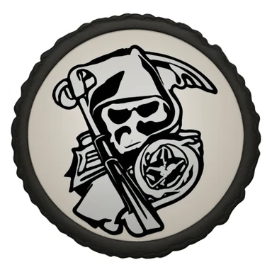 Sons of anarchy logo sticker
