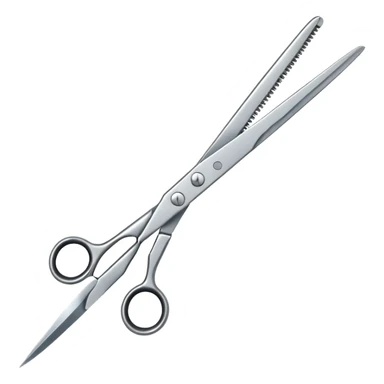 hairdressing scissors sticker