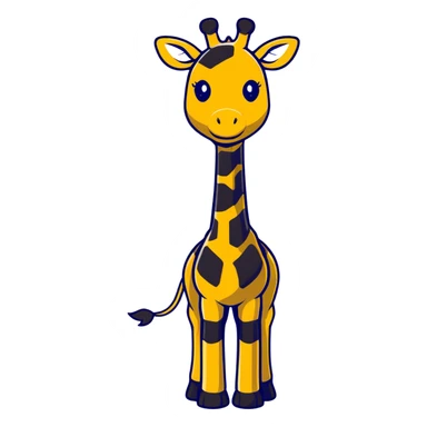 giraffe sticker