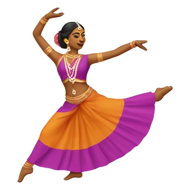 Indian classical dance  sticker