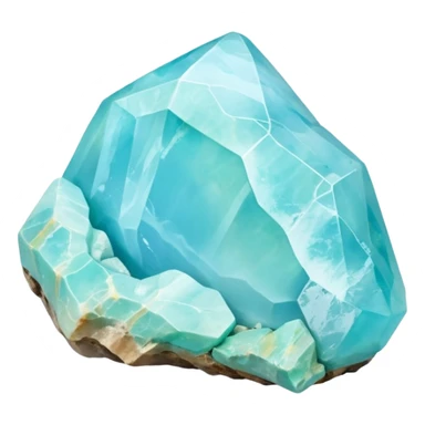 peruvian opal gemstone raw crystal mineral detailed sticker