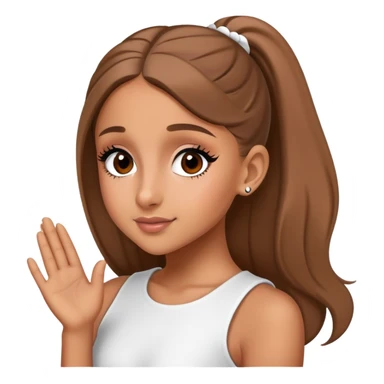 Ariana Grande Bye, saying farewell. sticker