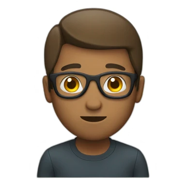 persona buscando sticker