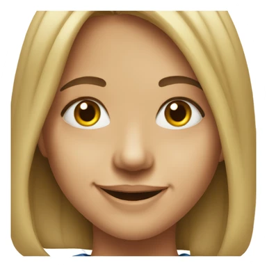 realistic portrait of girl smiling sticker