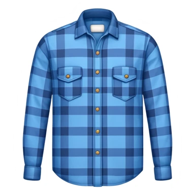 blue lumberjack shirt sticker