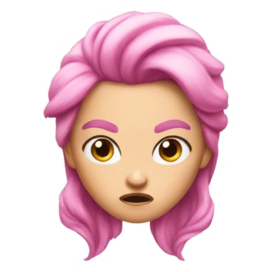 princess angry sticker