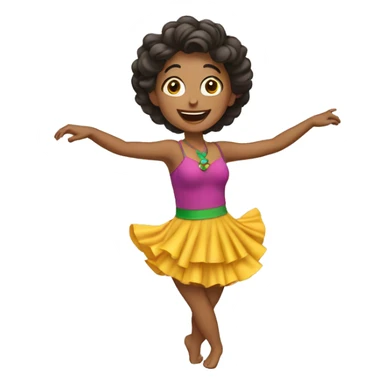 una viejita bailando alegre sticker