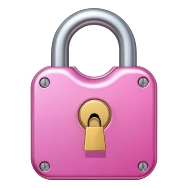 pink lock unlocked sticker