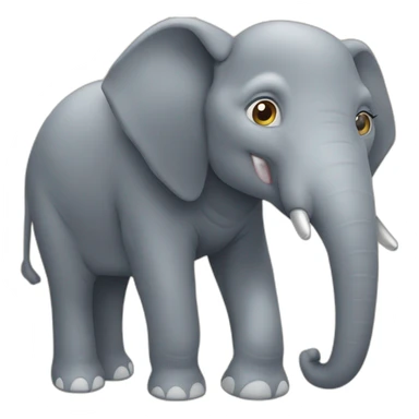 Chat sur un élèphant sticker