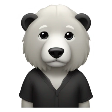 Oso blanco y negro  sticker