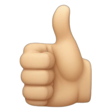 Asian thumbs up sticker