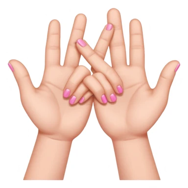 Little fingers locked two hands pinky promise sticker