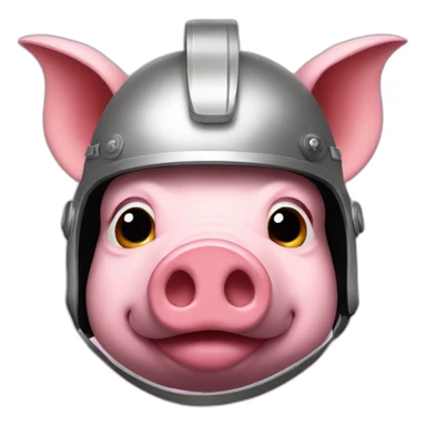 pig in the helmet with letter z on it sticker